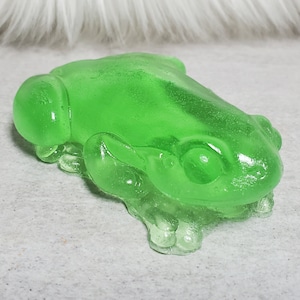 Large Jelly Frog Shaped Soap: Custom scent and color.