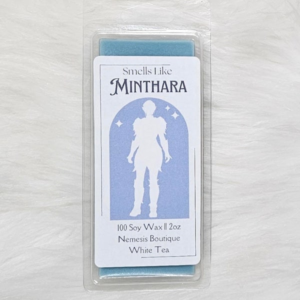 Minthara Wax Melt, White Tea, 100% Soy Wax Melts, BG3 wax melt.