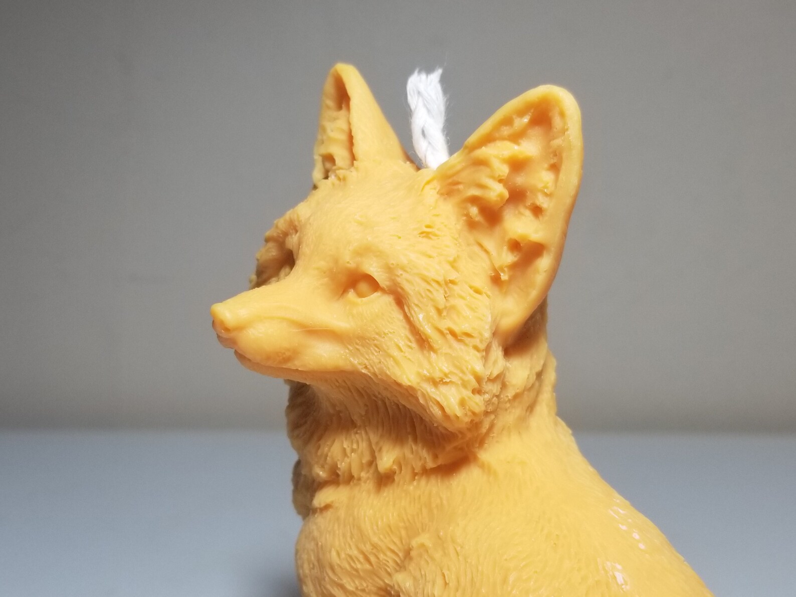 Large Fox Shaped Candle Custom scent and color Soy wax Etsy