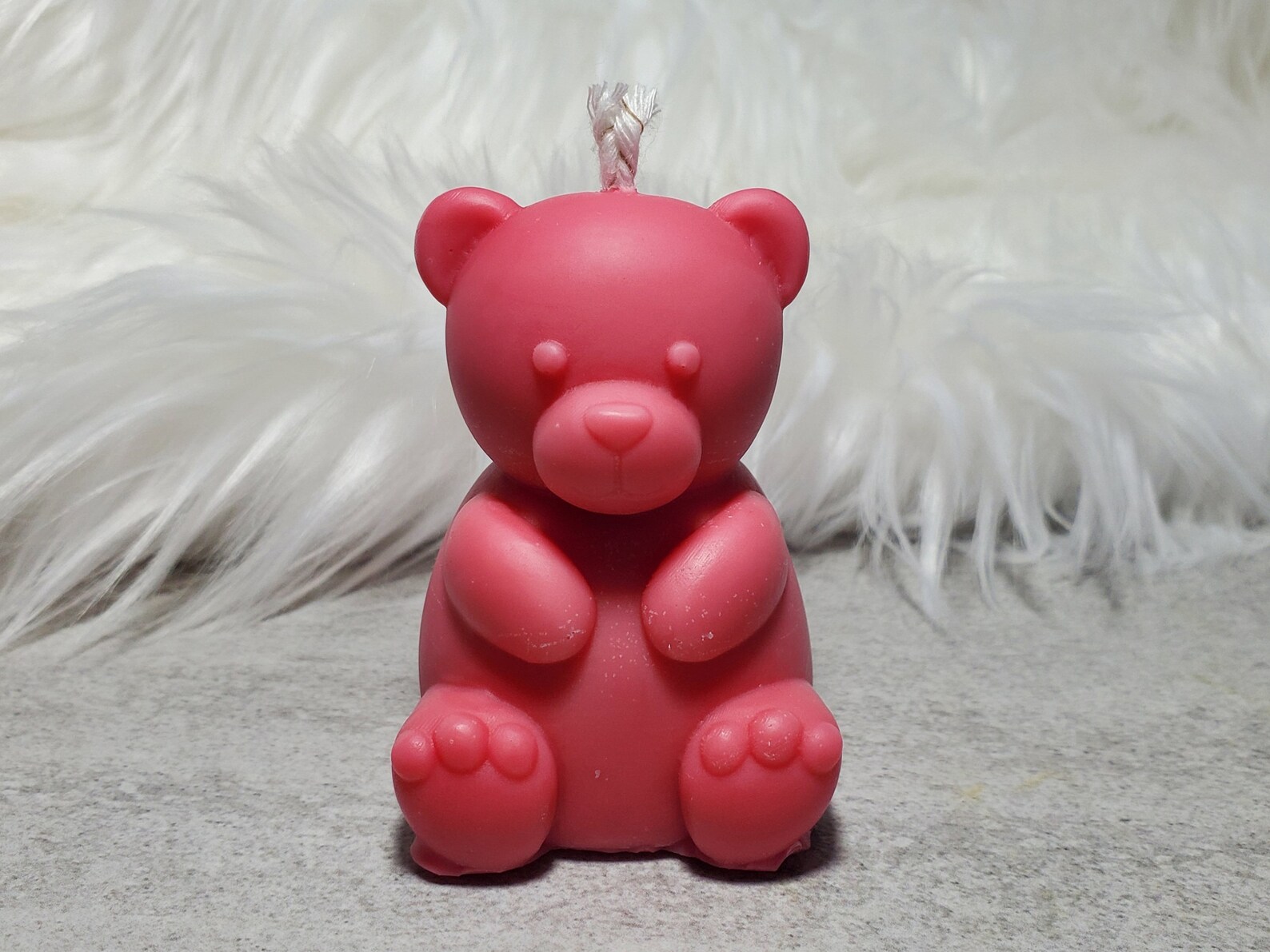 Teddy Bear Shaped Candle Custom scent and color Soy wax. Etsy