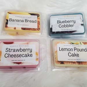Dessert Wax Melt Gift Set,  100% Soy Wax Melts.