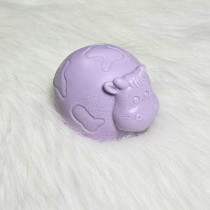 Chunky Cow Shaped Soap: Donkey Milk soap, Custom scent and color.