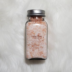 Ylang Ylang bath salts 7oz. Spa, bath, shower set.
