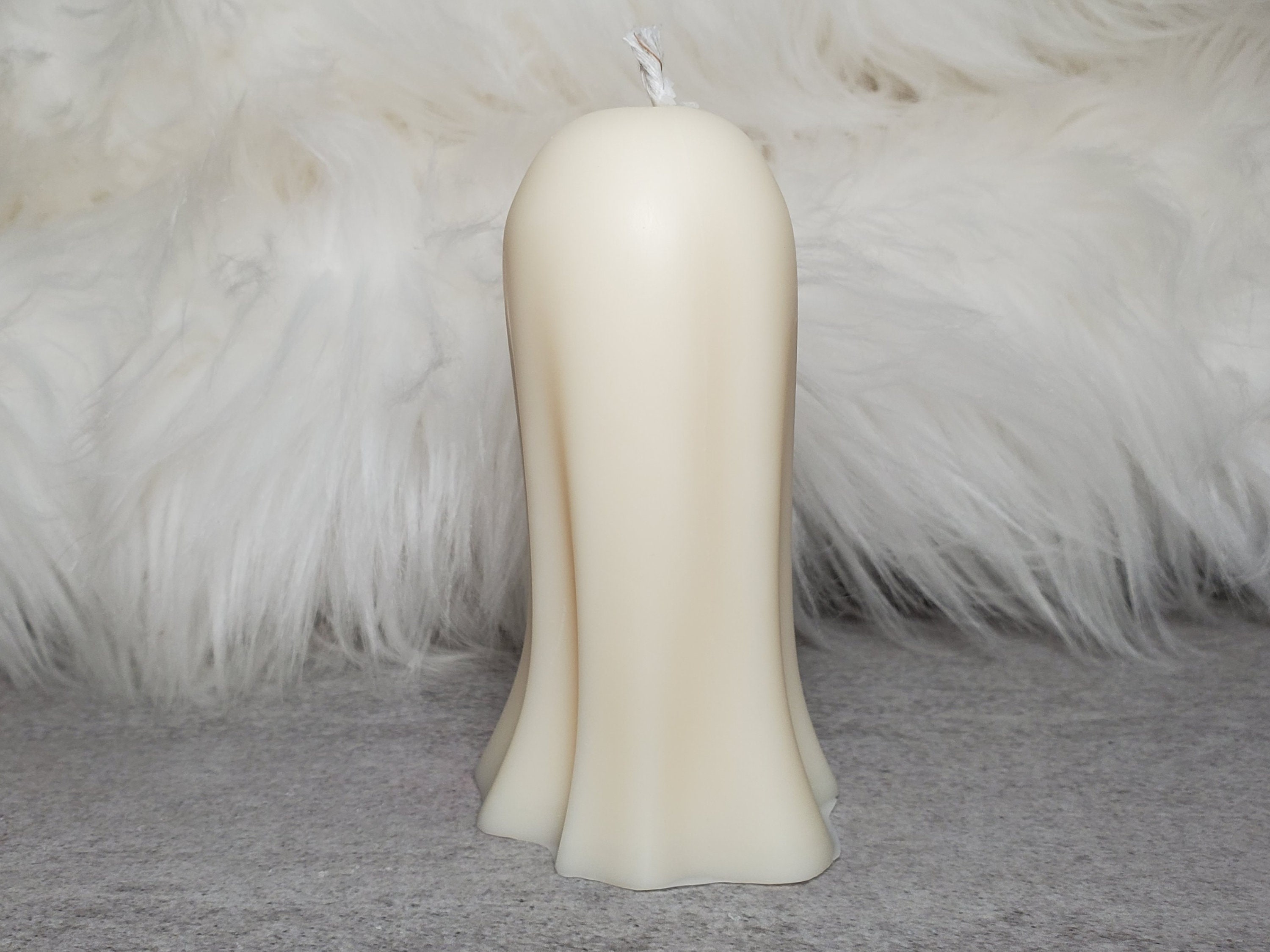 Textured Pitcher candle for wax play [choose your wax color] 3.5oz, soy wax.