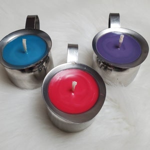 Pitcher Candles for Wax Play. [Choose your own wax color] Set of three 5oz soy wax pitchers.