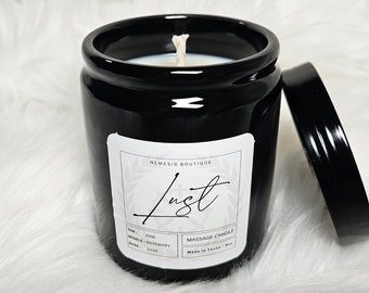 Lust Massage Ljus, 225 g, vaxlek, rosmarin.