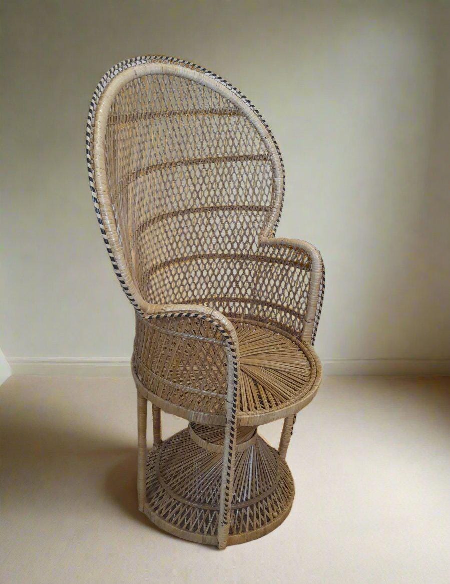 Wicker princess chair hotsell