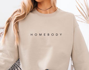 Felpa da casa, girocollo Hygge, abbigliamento comodo per il relax