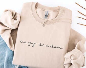 Cozy Season Fleece Sweatshirt: Women's Winter Crewneck