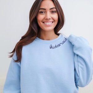 Matron of Honor Shirt, Bridesmaid Sweatshirt, Maid of Honor Sweatshirt, Bridal Party Shirt, Bridesmaid Proposal Box, Gift for Her