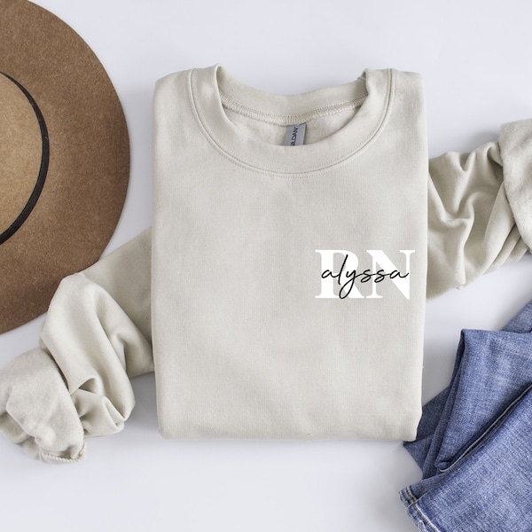 Sudadera personalizada para enfermeras, regalo personalizado para enfermeras