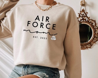 Air Force Mom Sweatshirt Gift for Her, Military Mom Sweatshirt, Air Force Mom Gift, Mothers Day Gift, Military Mom Shirt