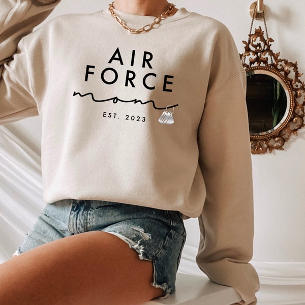 Air Force Mom Sweatshirt Gift for Her, Military Mom Sweatshirt, Air Force Mom Gift, Mothers Day Gift, Military Mom Shirt