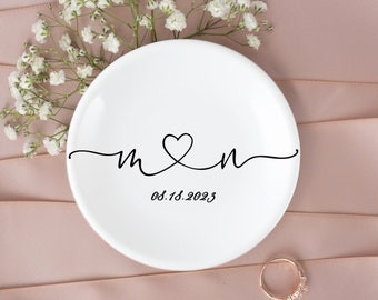 Personalized Gift Engagement Jewelry Ring Dish Bridesmaid Gift Wedding Gift for Her Bride Gifts