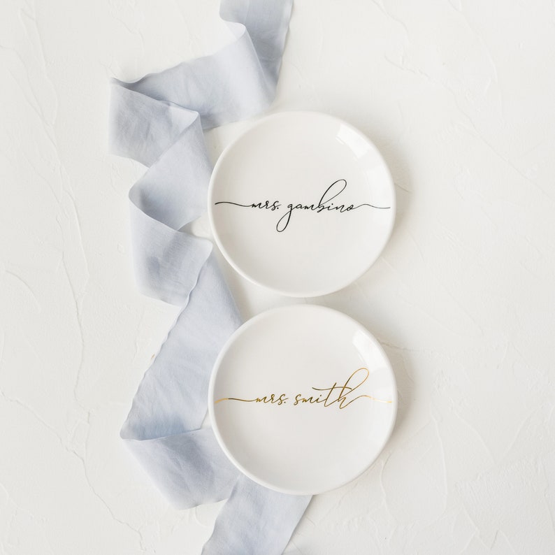 PERSONALIZED GIFT Wedding Ring Dish Engagement Ring Holder Etsy