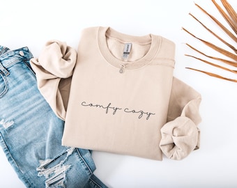 Comfy Cozy Sweatshirt - Cold Weather Crewneck Loungewear