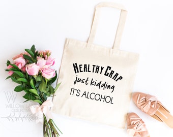 SHOPPING TOTE, Emotional Baggage Tote, Not Plastic Tote, Parenting Wine Bag, Shopaholic Tote, Pineapple Shopping Bag, Fun and Silly Totes