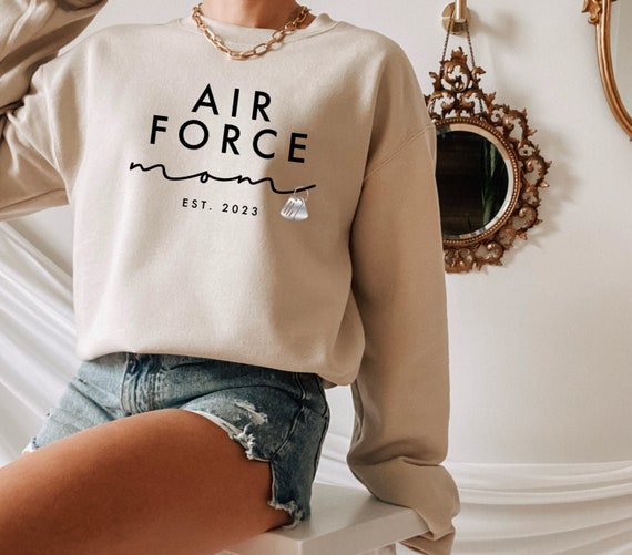 Air force mom sweatshirt hotsell