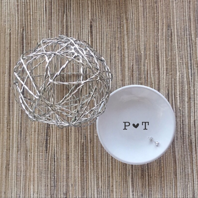 Wedding Ring Dish Personalized Engagement Trinket Dish Personalized Wedding Gift Personalized Engagement Ring Gift Bridal Shower