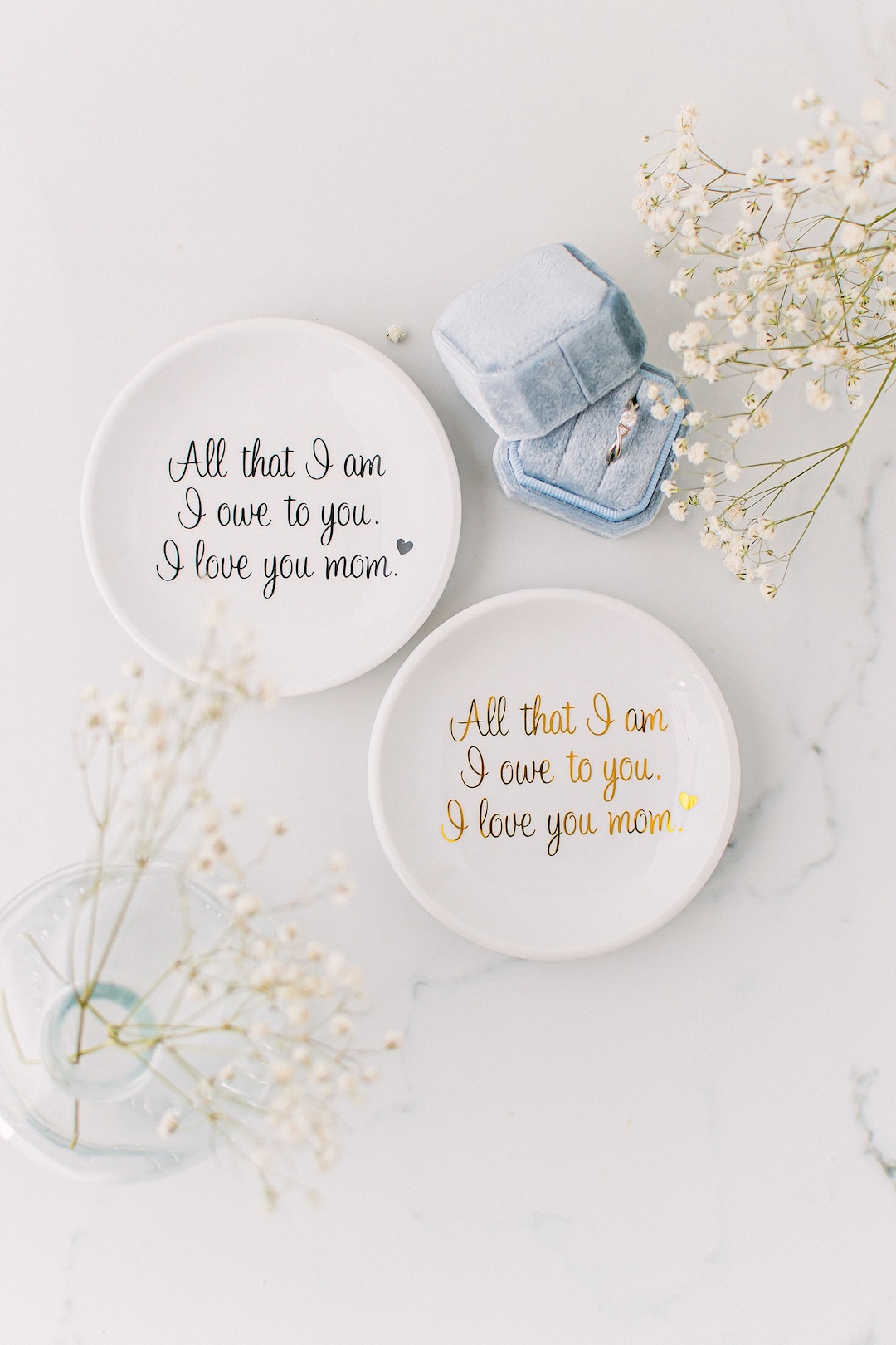 Mothers Day Gift, Personalized Mother's Day Ring Dish A Heartfelt Gift
