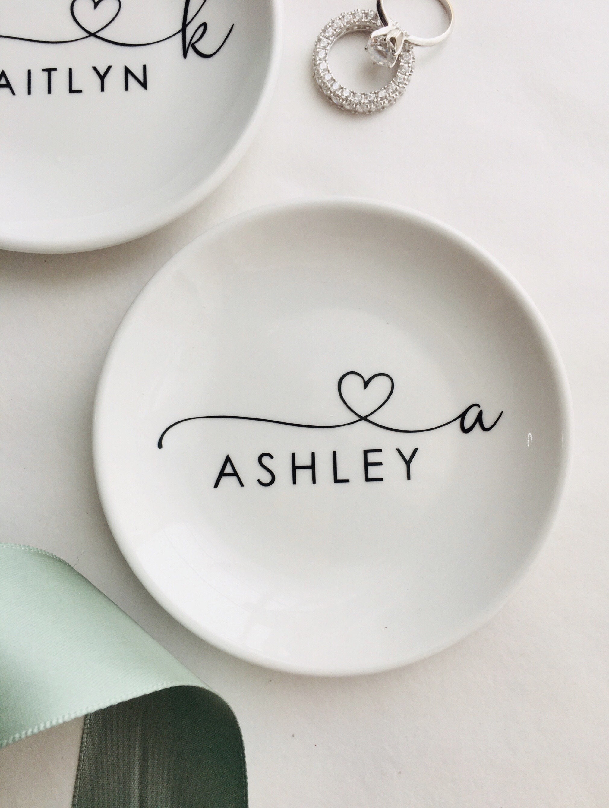 Personalized Trinket Dish Personalized Ring Dish | Etsy