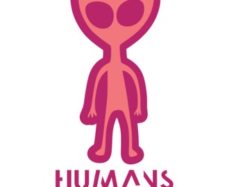 Humans Aren't Real SVG