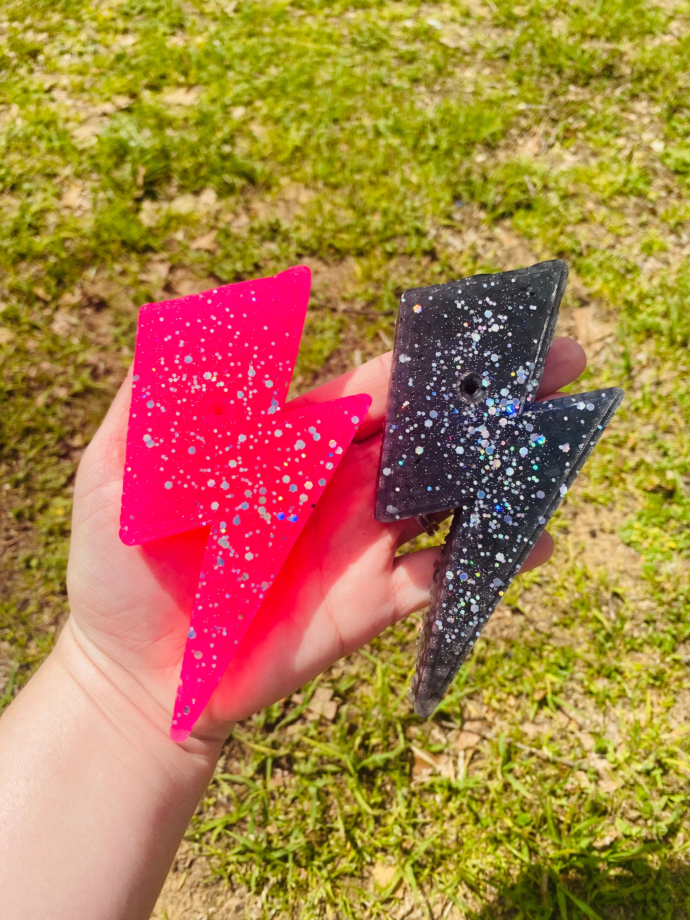 Neon Lightning Bolt Car Freshie Car Scent Car Freshener Etsy