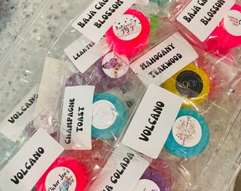 Mini logo Freshie freebies, boutique package fillers, wholesale car freshies, bull wholesale freshies, package fillers