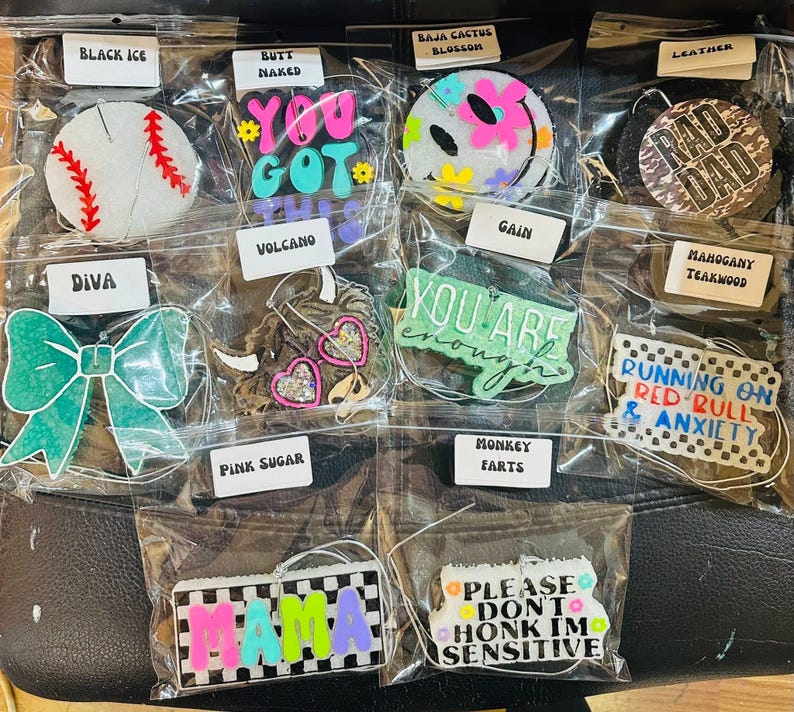 Wholesale Car Freshies, Car Scents, Car Fresheners, Aroma Bead Freshies 10/15/20 Pack READ ITEM DETAILS image 4
