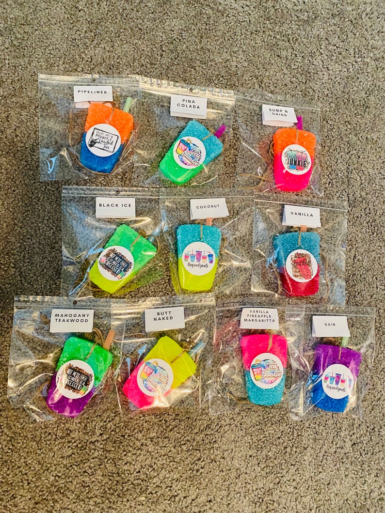 Wholesale/bulk Order Loaded Tea Car Freshies Car Scent Car Etsy