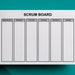 Scrum Board Editable Printable - Etsy