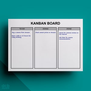 Kanban Board Editable Printable image 2