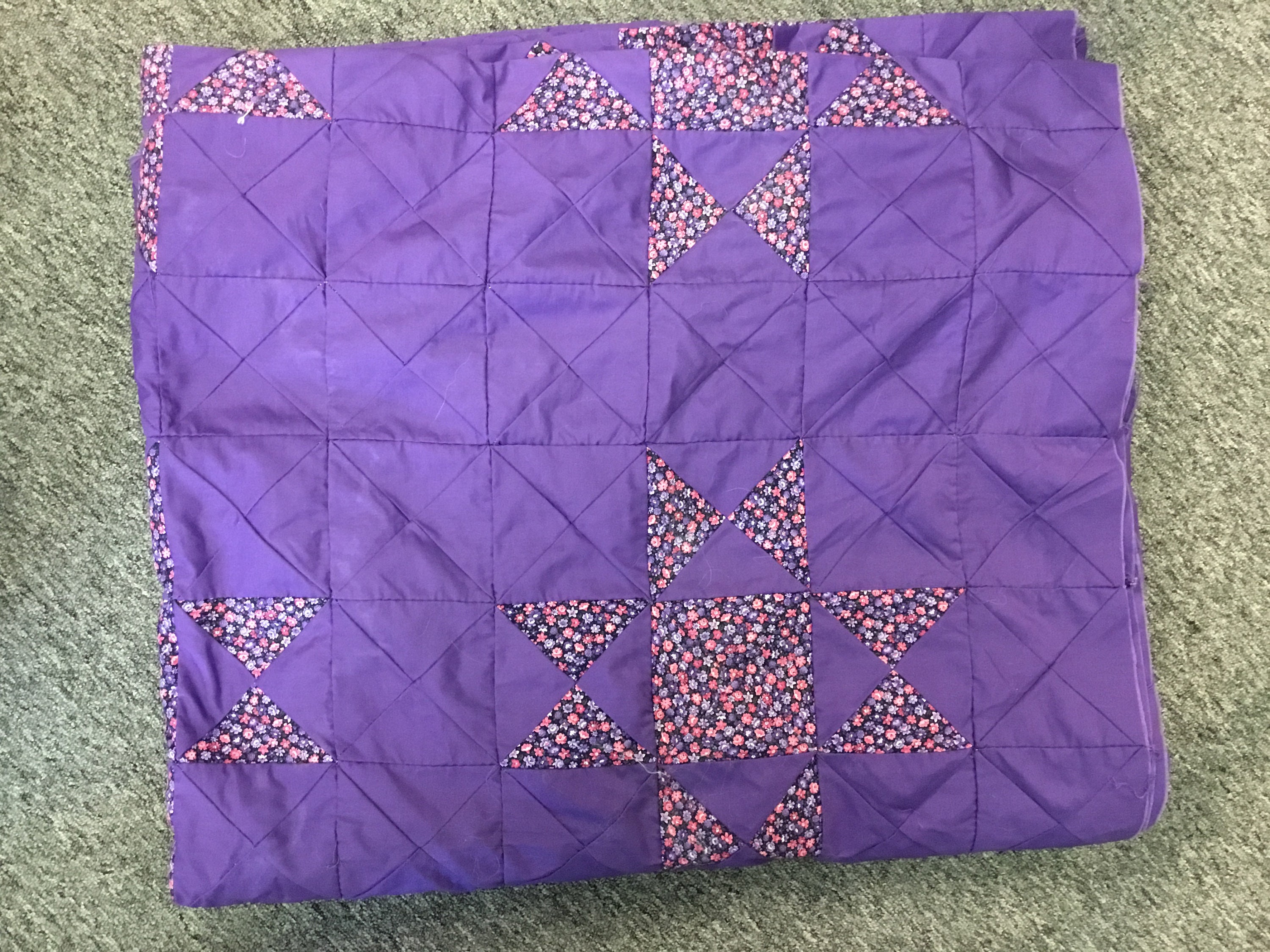 Purple Quilt Top Etsy