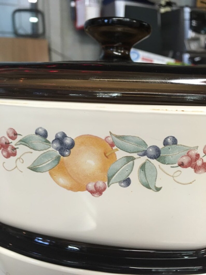 Corelle Abundance pattern baking casserole dish with lid Etsy