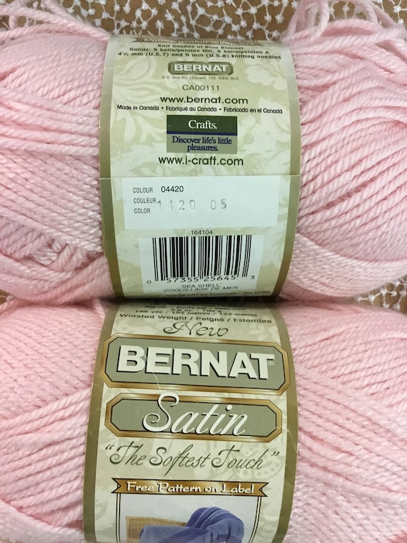 Bernat satin yarn canada sales