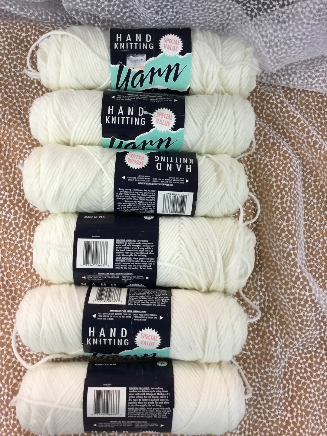 Hand Knitting Yarn Lot Etsy