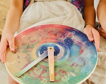 Wild Teaching Clock - for Waldorf School and Homeschool. Stress free learning