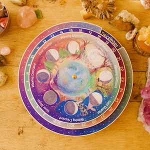 Calendario Lunar Perpetuo Salvaje - para familias Waldorf y educación en casa. Aprendizaje sin estrés.
