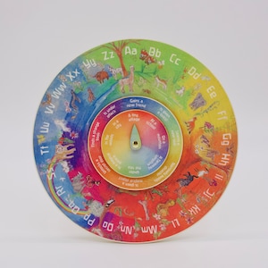 Wild Alphabet Story Wheel - para Waldorf School e Homeschool. Aprendizagem sem estresse