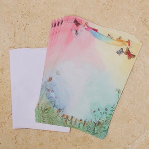 Juegos de papel de carta Wild Spring para la escuela Waldorf y la educación en el hogar. Escritura y aprendizaje de cartas.