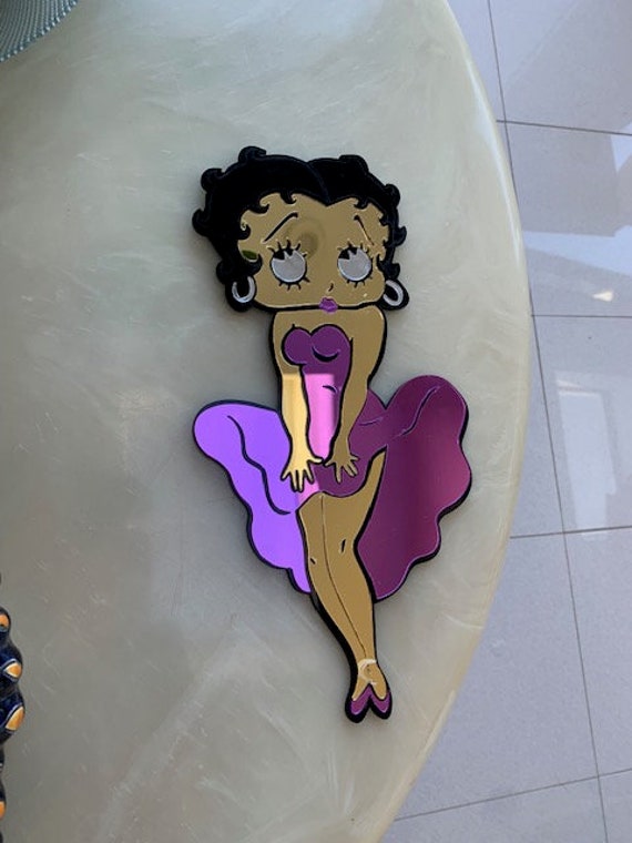 Betty Boop Dress Color Acrylic Wall Hanging Made by Creative