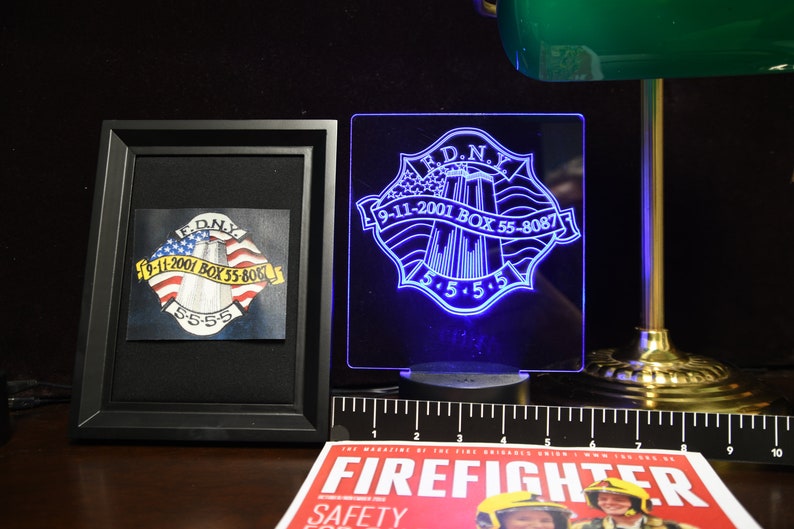 FDNY Firefighter Gift Light Best Fireman Gift Color - Etsy