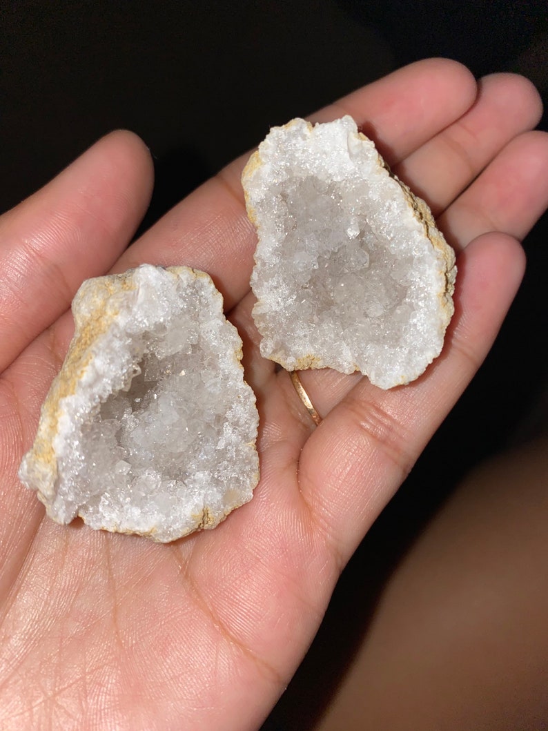 Geode of Quartz break Your Own Moroccan Crystal Quartz Etsy