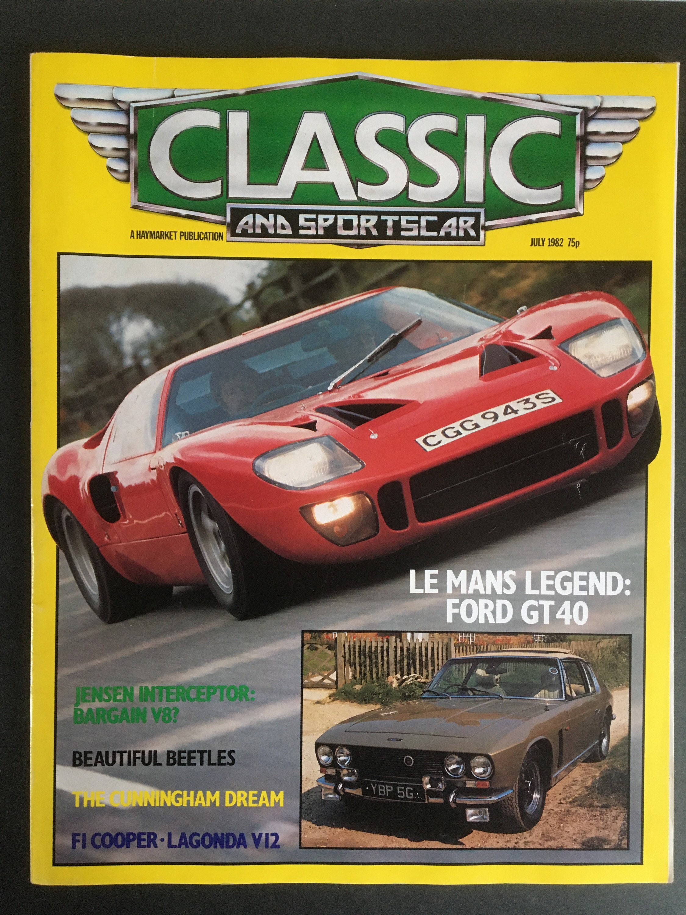 Classic y Sports Car Magazine Choice. 1980 Etsy