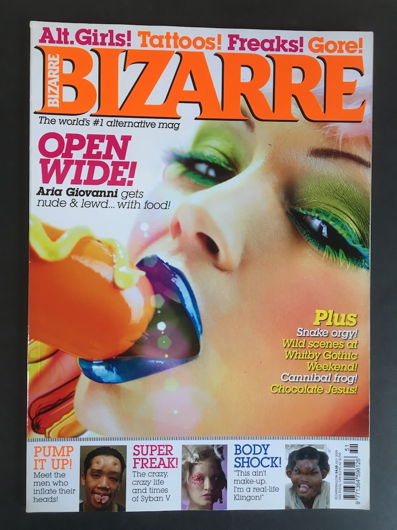 Bizarre Magazine Selection Etsy