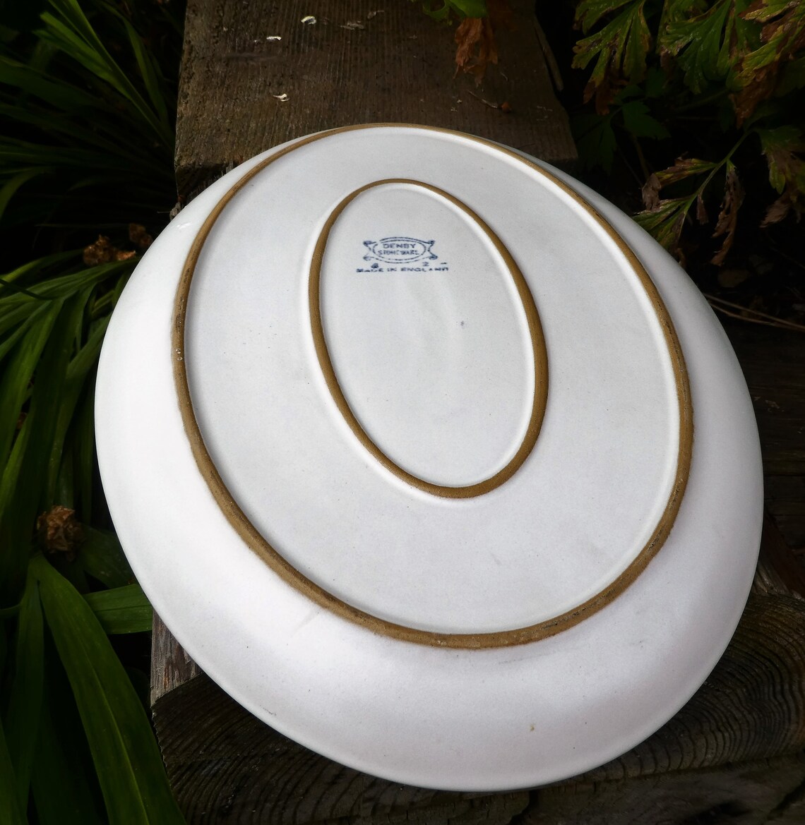 Stunning Vintage Denby Pottery Large Oval Plate Glynn College Etsy