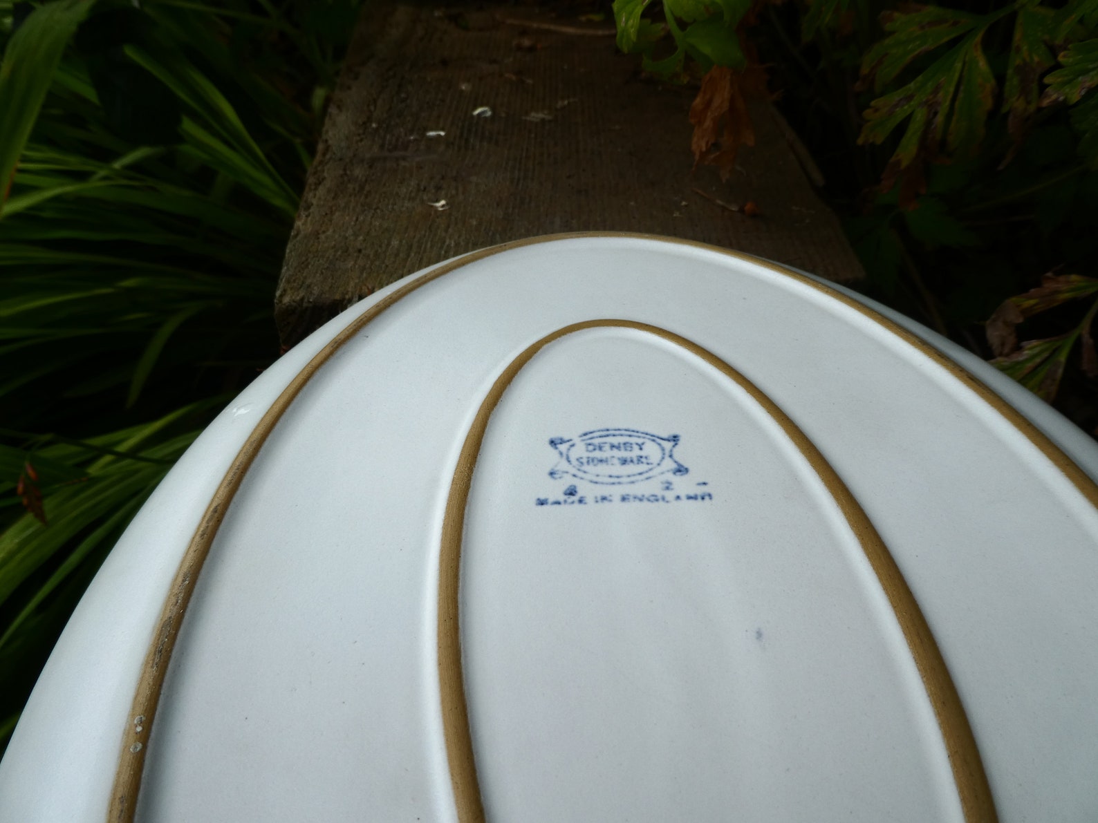 Stunning Vintage Denby Pottery Large Oval Plate Glynn College Etsy