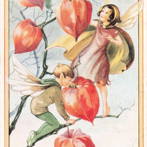 Carte postale vintage Rene Cloke Fairy Lamps 1938