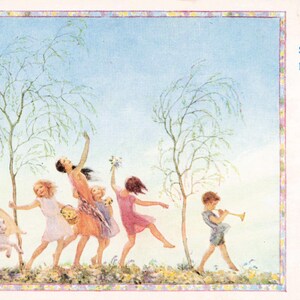 Carte postale de Margaret Tarrant Spring Breezes, 1939, Société des Médicis