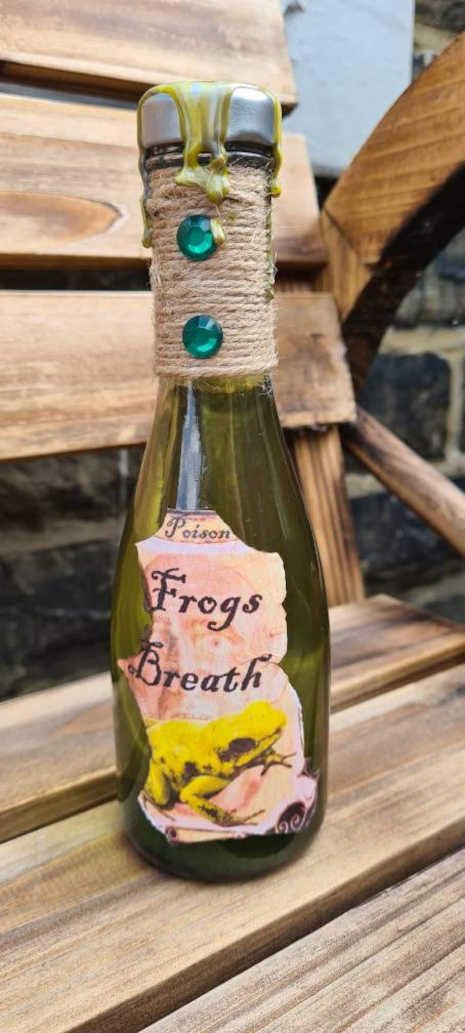Frogs Breath Colour Change, Shimmering Swirling Potion Bottle. Etsy